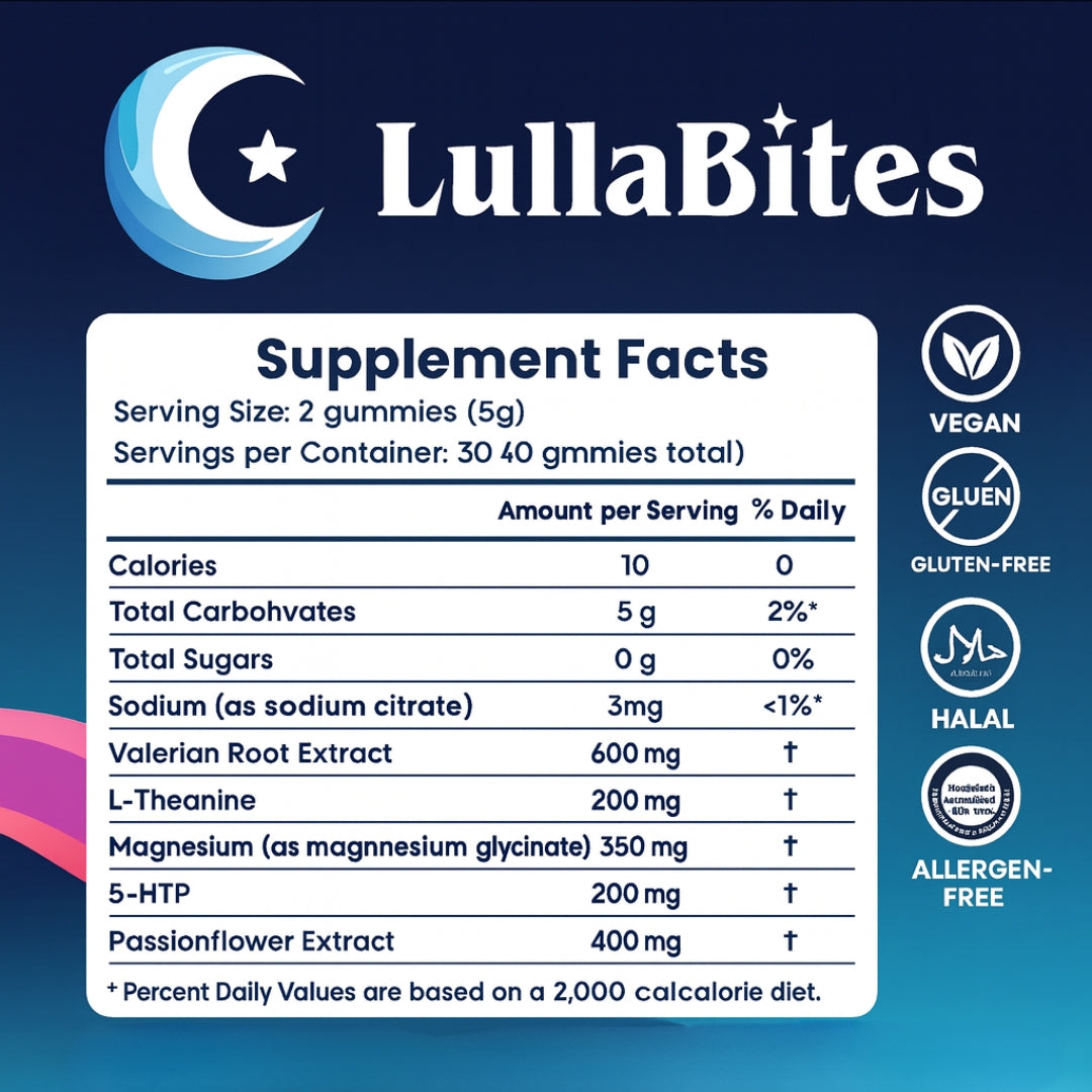 LullaBites® Natural Sleep Gummies